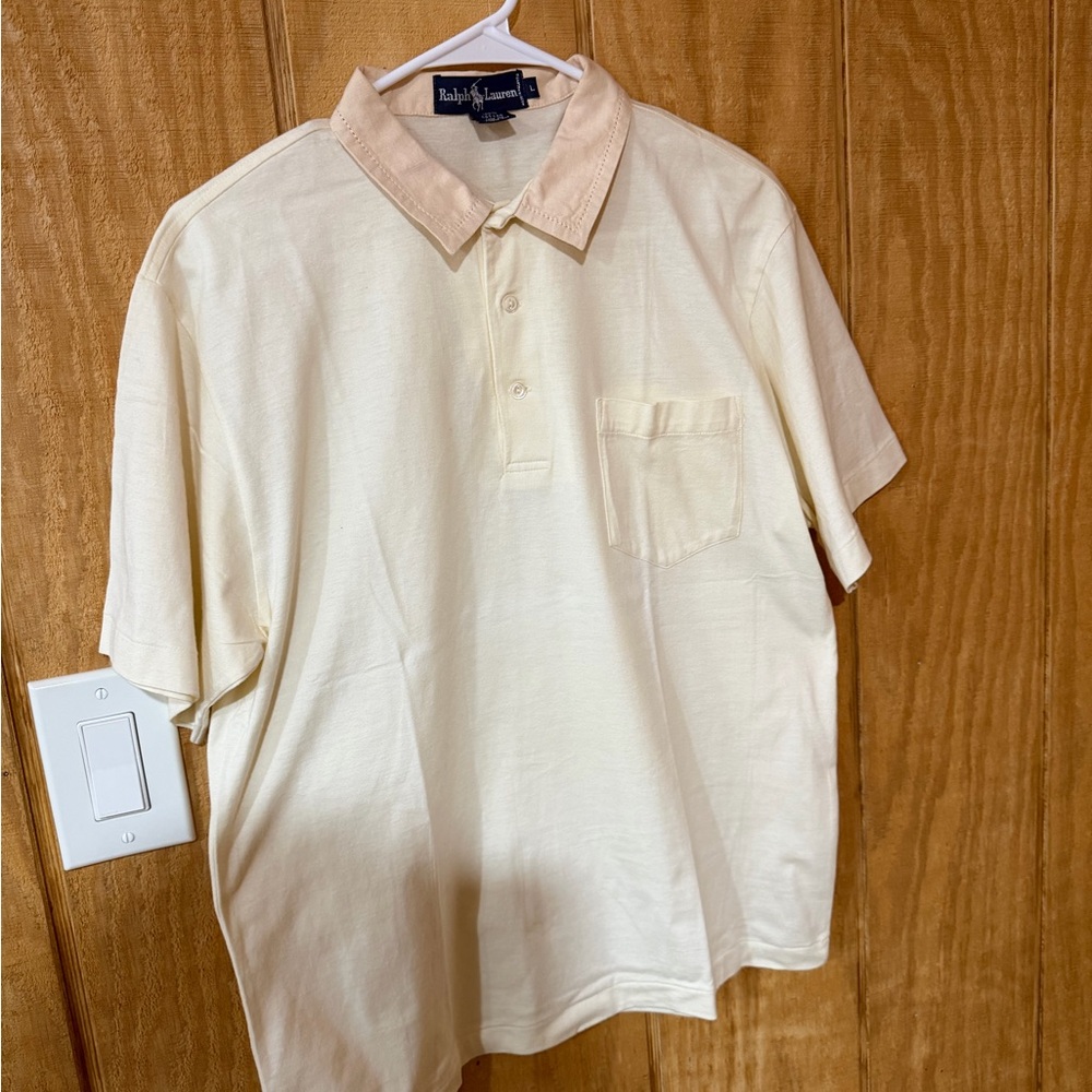 Ralph Lauren Men's Polo in Cream - Picture 2 of 6